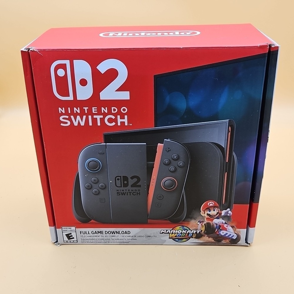 BOX ONLY Nintendo Switch 2 Console Mario Kart World Bundle EMPTY BOX